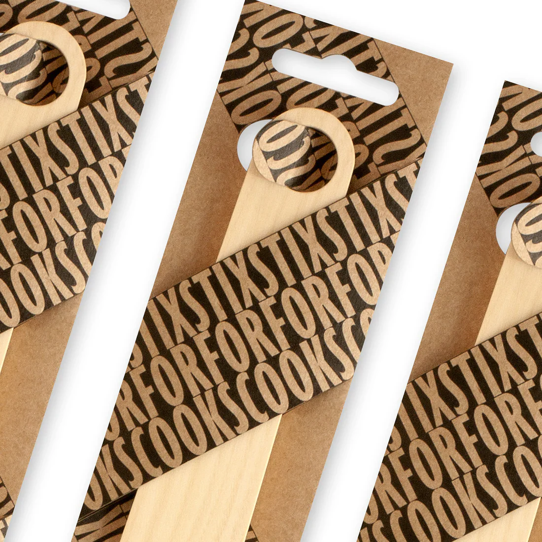 Sands Made  Stix for Cooks Plastic Free Utensil - Beechwood - Image 2