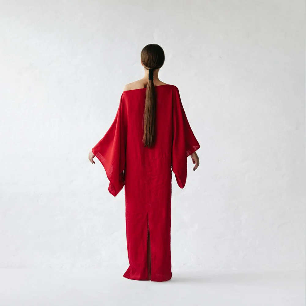 Seaside Tones Kiko Dress - Red - Image 4