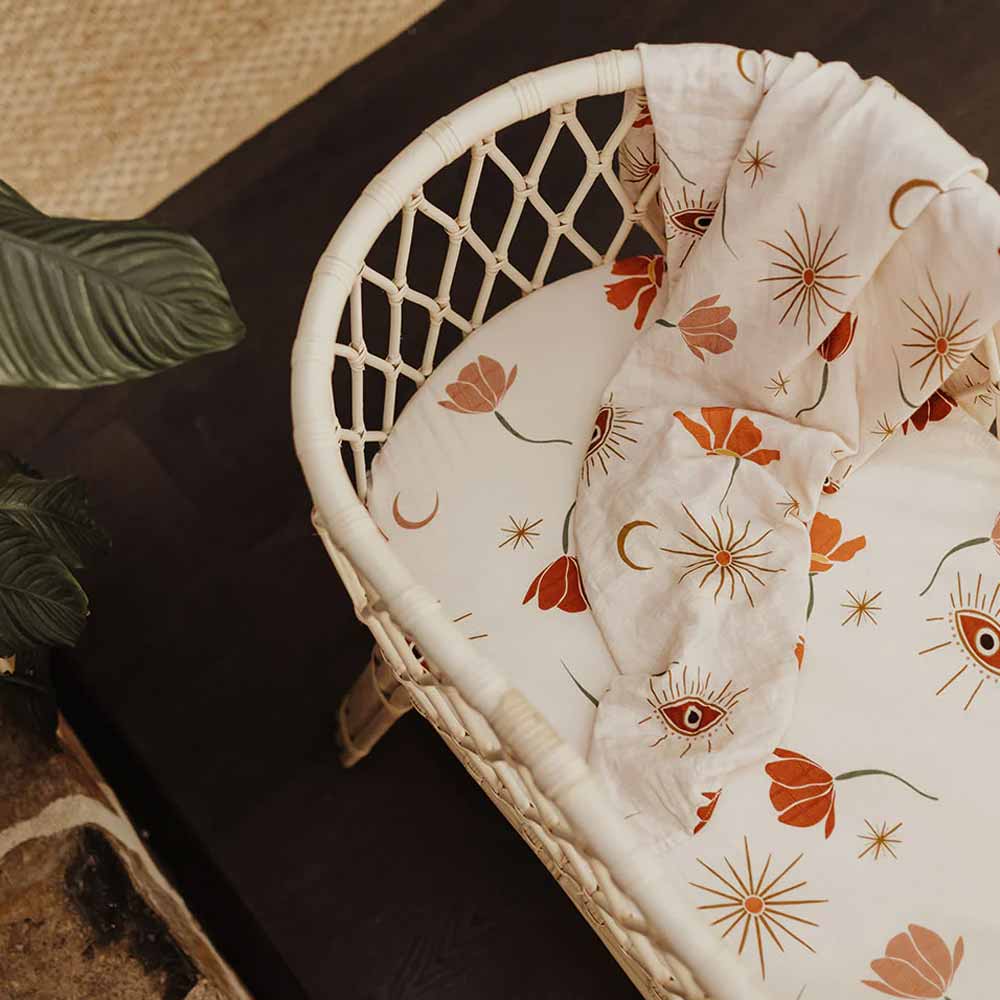 Snug as a Bub & Co. Organic Swaddle - Celestial Eye - Image 2