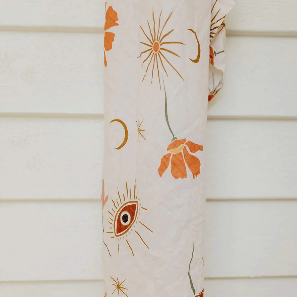 Snug as a Bub & Co. Organic Swaddle - Celestial Eye - Image 3