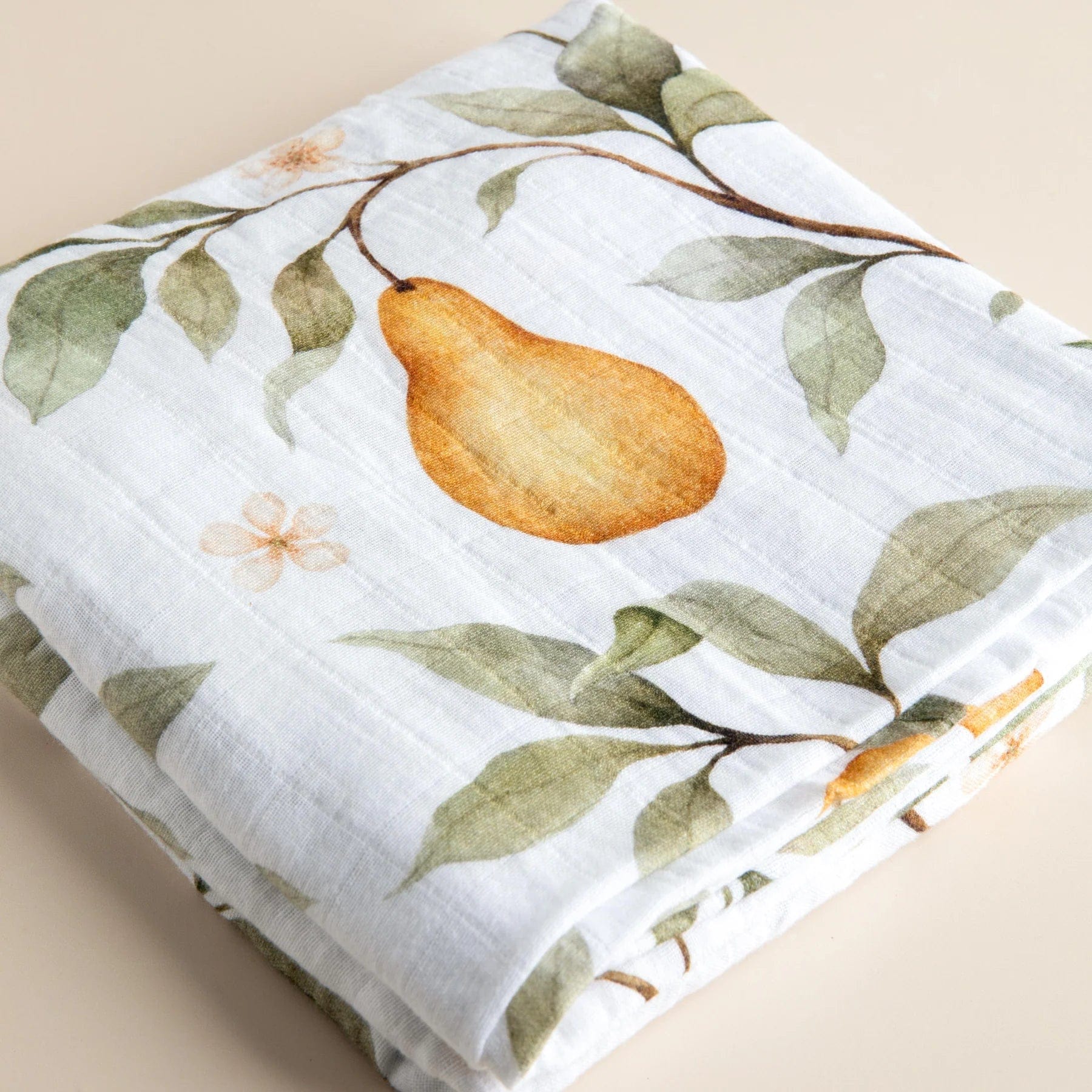Snug as a Bub & Co. Organic Swaddle - Whimsical Pear - Image 3