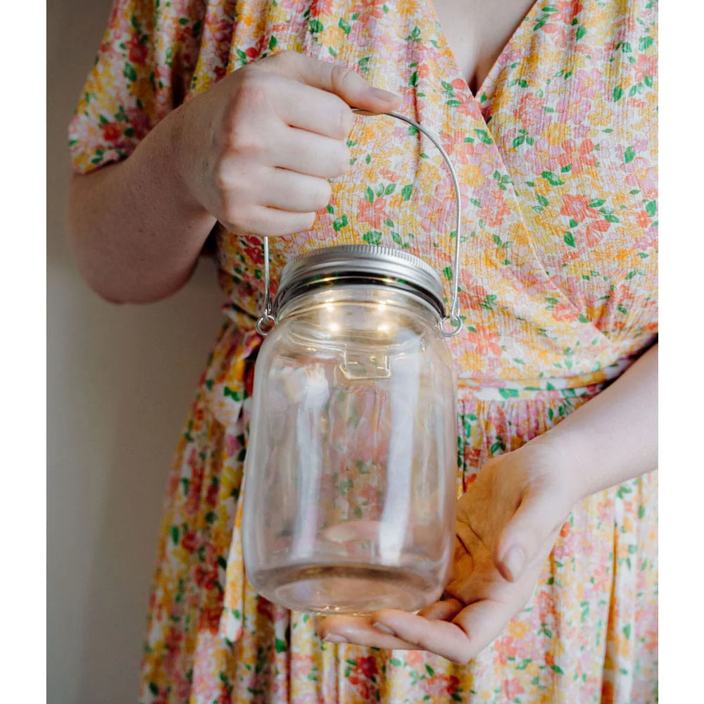 BULK BUY Solar Jar - Catch the Sun Glass Lantern Carton of 10 - Image 2