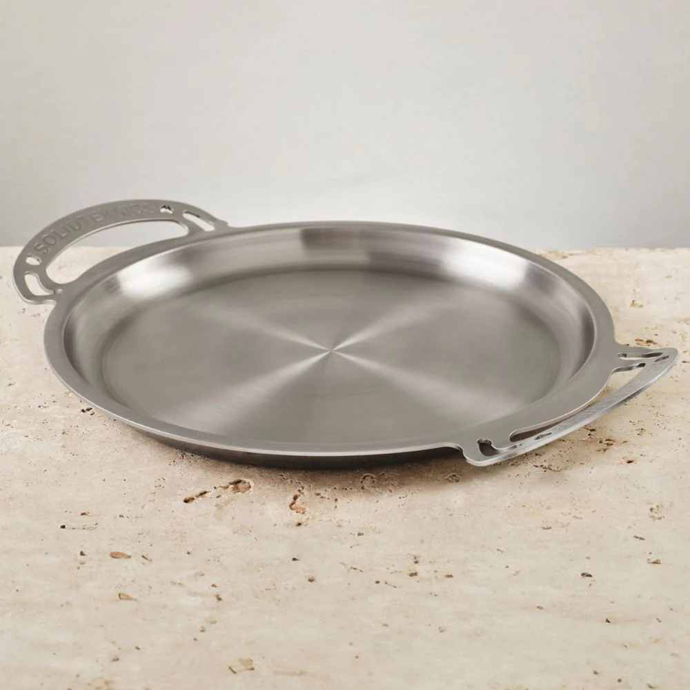 Solidteknics Nöni Stainless Steel 6L Rondeau + 33cm Skillet Lid Set (Dutch Oven) - Image 10