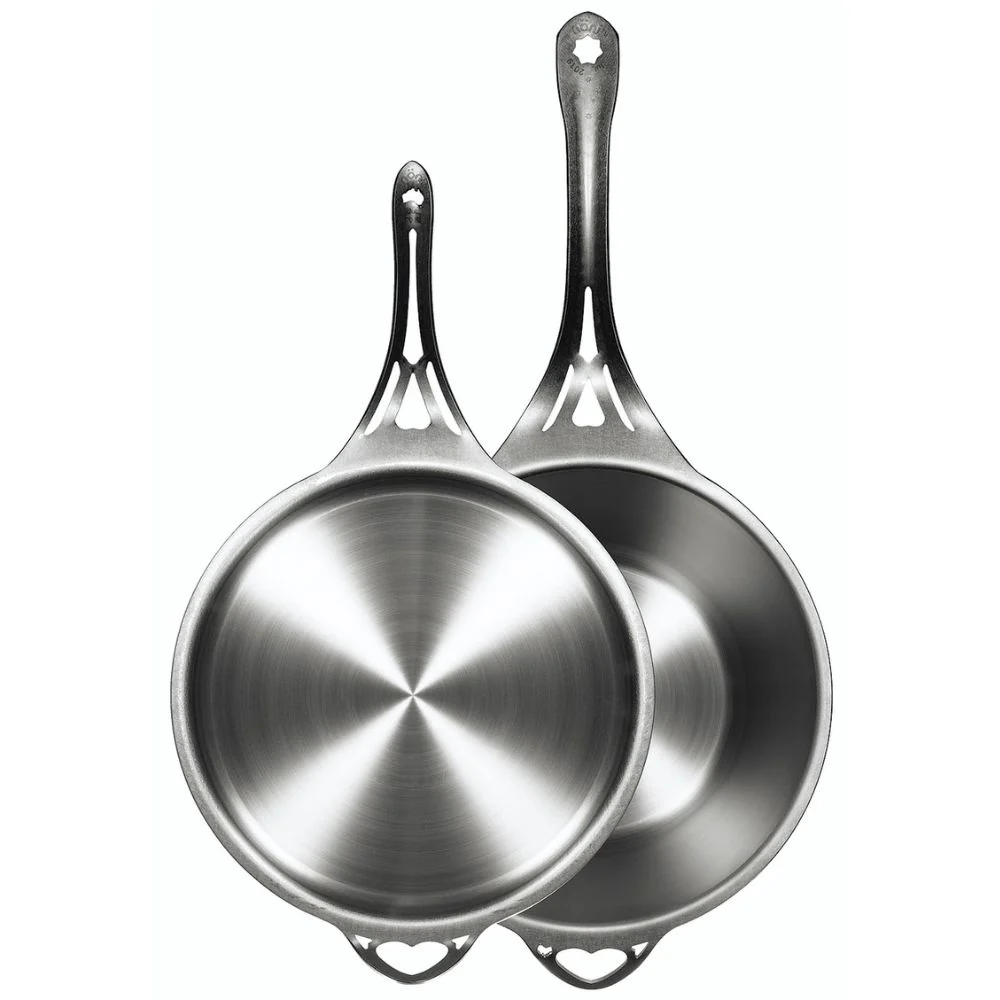 Solidteknics Nöni Stainless Steel 4.5L Saucepan + 27cm Skillet Lid Set - Image 3