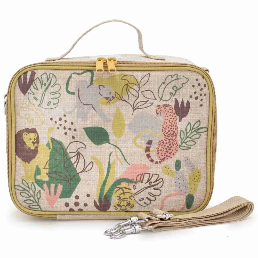 SoYoung Insulated Lunch Box - Toxin Free Lining, Washable Linen Outer - Image 23