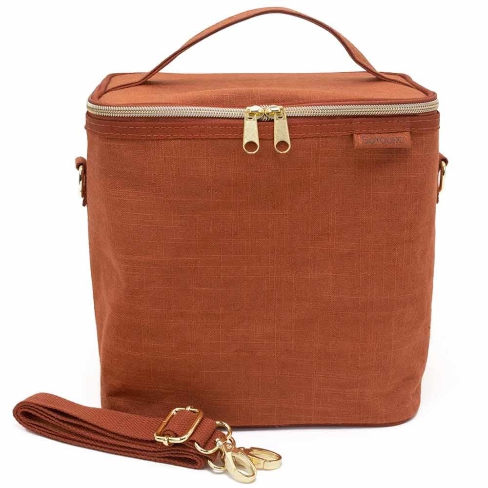 SoYoung Large Linen Insulated Lunch Poche - Image 12