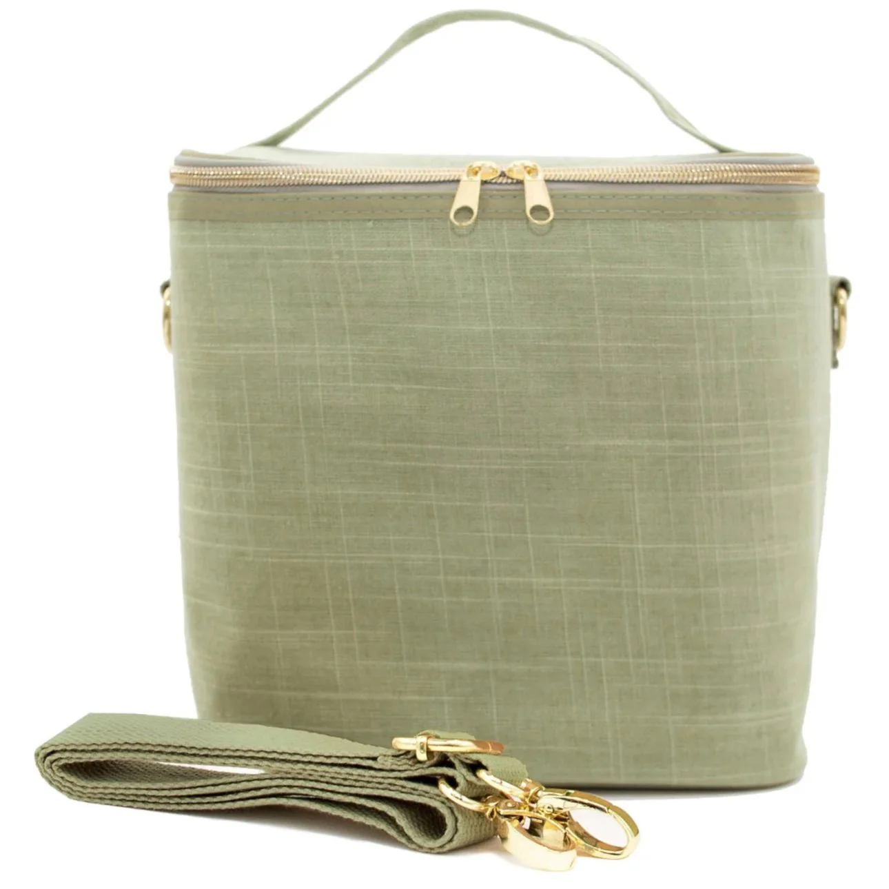 SoYoung Large Linen Insulated Lunch Poche - Image 18