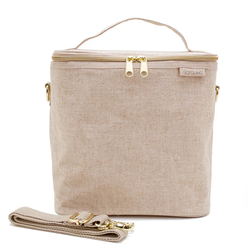 SoYoung Large Linen Insulated Lunch Poche - Image 19