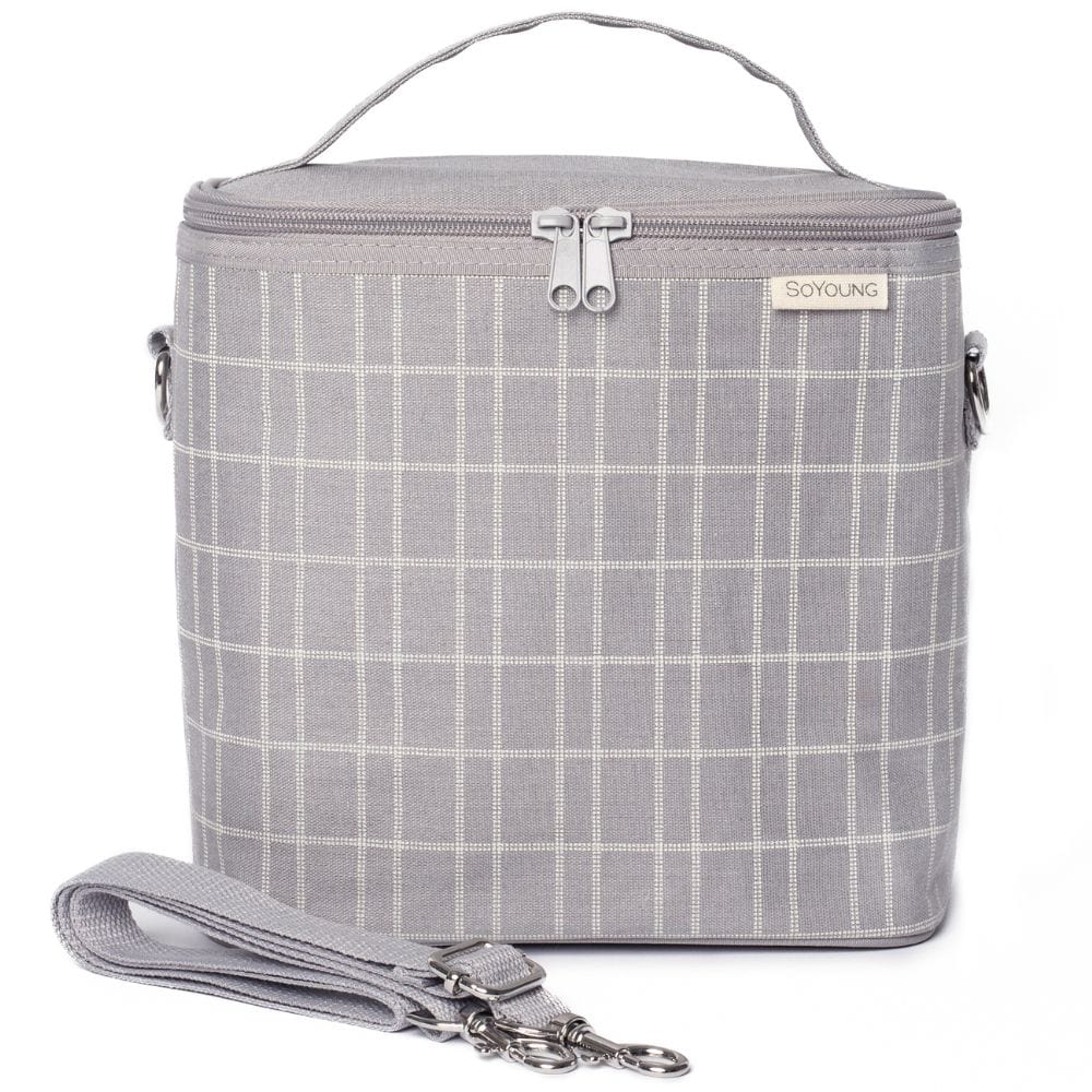 SoYoung Large Linen Insulated Lunch Poche - Image 5