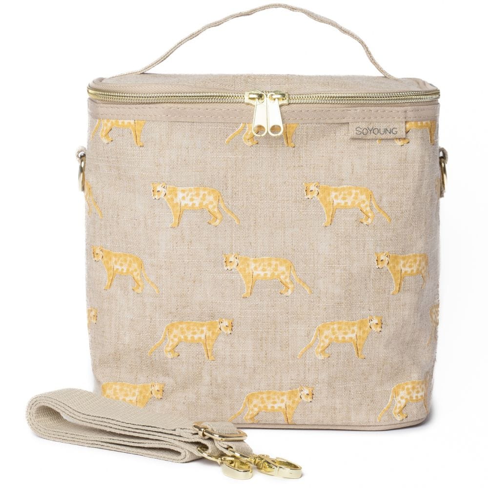 SoYoung Large Linen Insulated Lunch Poche - Image 6