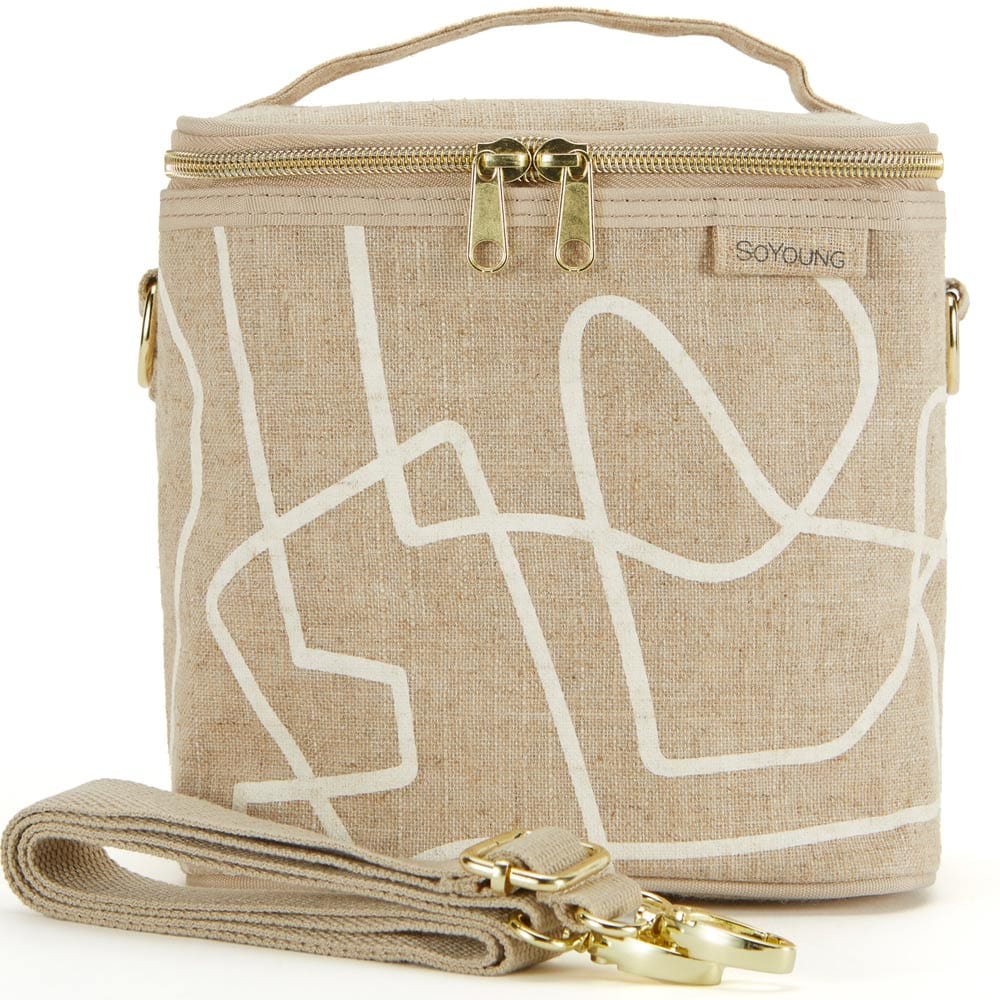 SoYoung Petite Linen Insulated Lunch Cooler Bag - Image 11