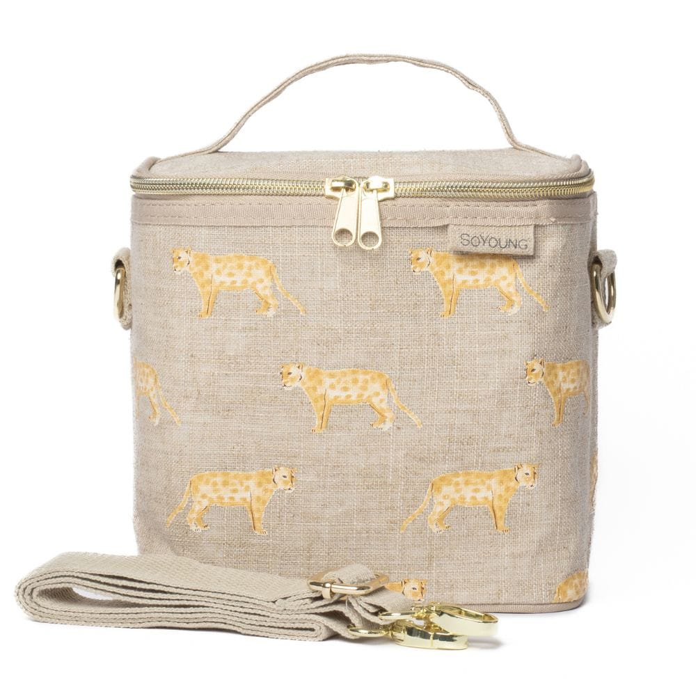 SoYoung Petite Linen Insulated Lunch Cooler Bag - Image 5