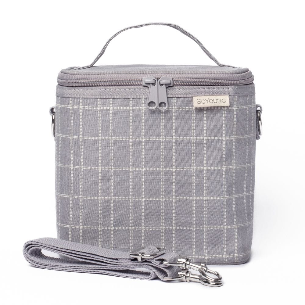 SoYoung Petite Linen Insulated Lunch Cooler Bag - Image 6