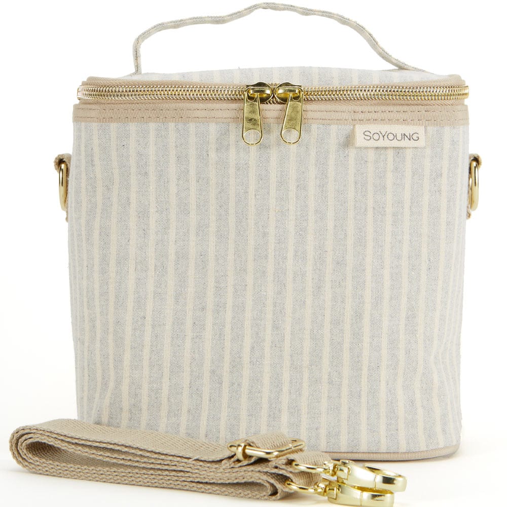 SoYoung Petite Linen Insulated Lunch Cooler Bag - Image 9