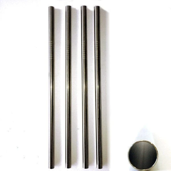 Stainless Steel Straw - Straight 8mm - Image 4