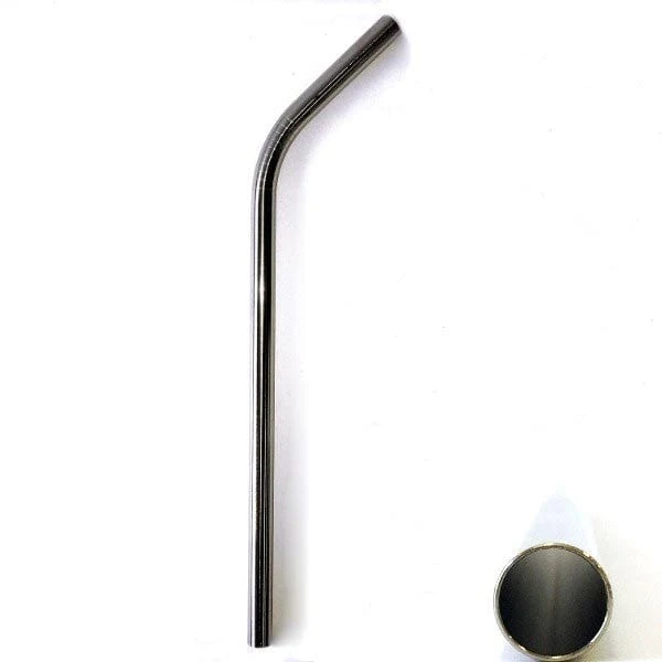 Stainless Steel Straw - Bent 8mm - Image 2