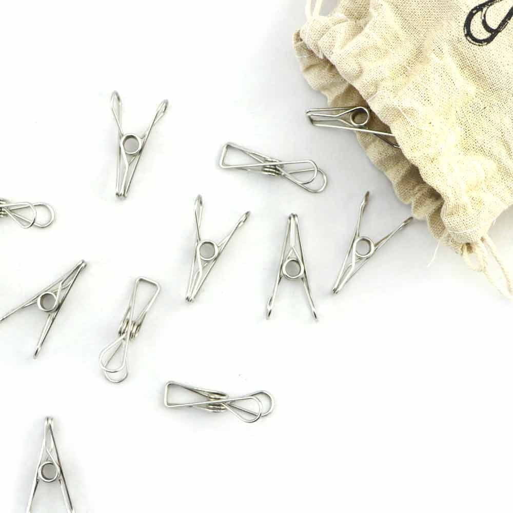Stainless Steel TINY Pegs 4.3cm long - 201 Grade (72 pegs)  Craft pegs, Photos, Paper Clip - Image 3