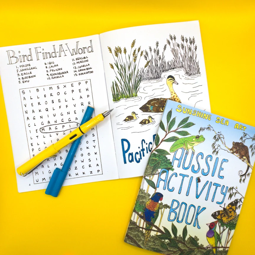 Sunshine Sea Art Activity Book - Aussie - Image 2