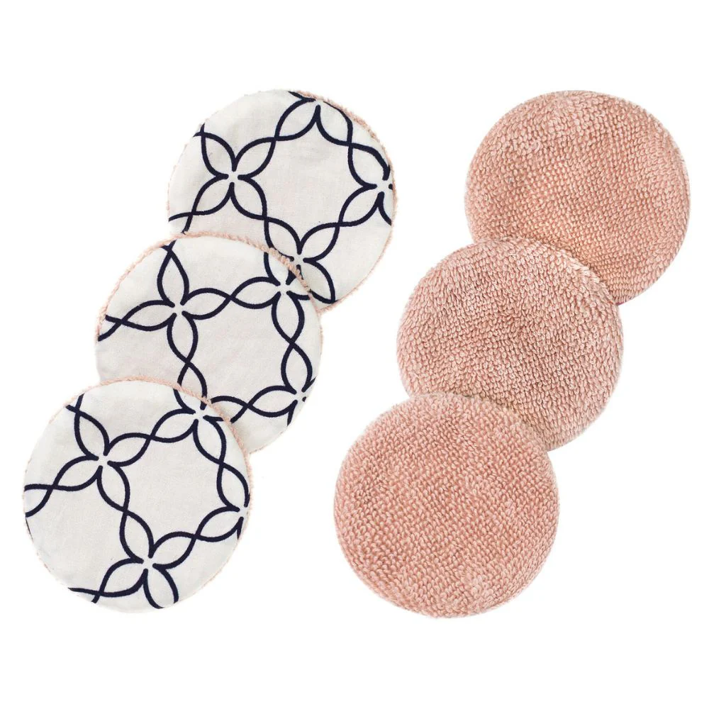 SuperBee Reusable Makeup Remover Pads - Organic Cotton - 3 Pack - Image 3