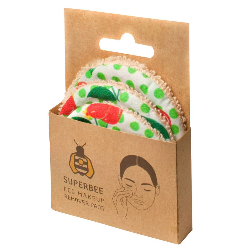 SuperBee Reusable Makeup Remover Pads - Organic Cotton - 3 Pack - Image 4