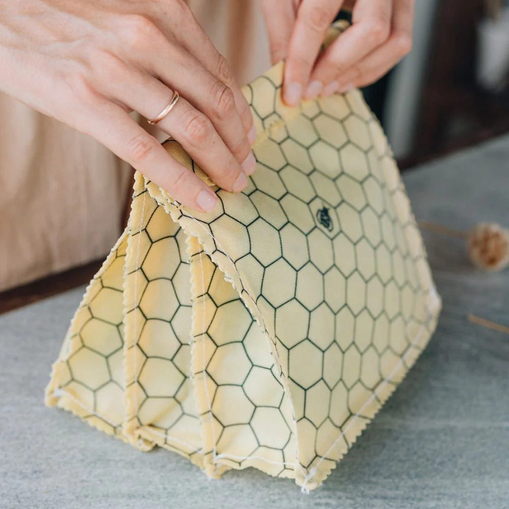 SuperBee Beeswax Food Bag - 3 Compartments - Image 2