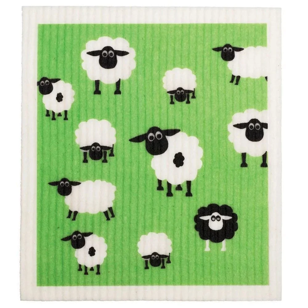 Swedish Dish Sponge Cloth 5 Pack Bundle - Animals - Image 3
