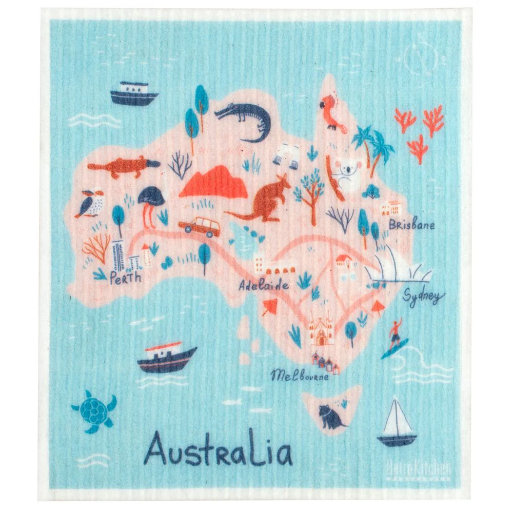 Swedish Dish Sponge Cloth 5 Pack Bundle - Australiana - Image 3