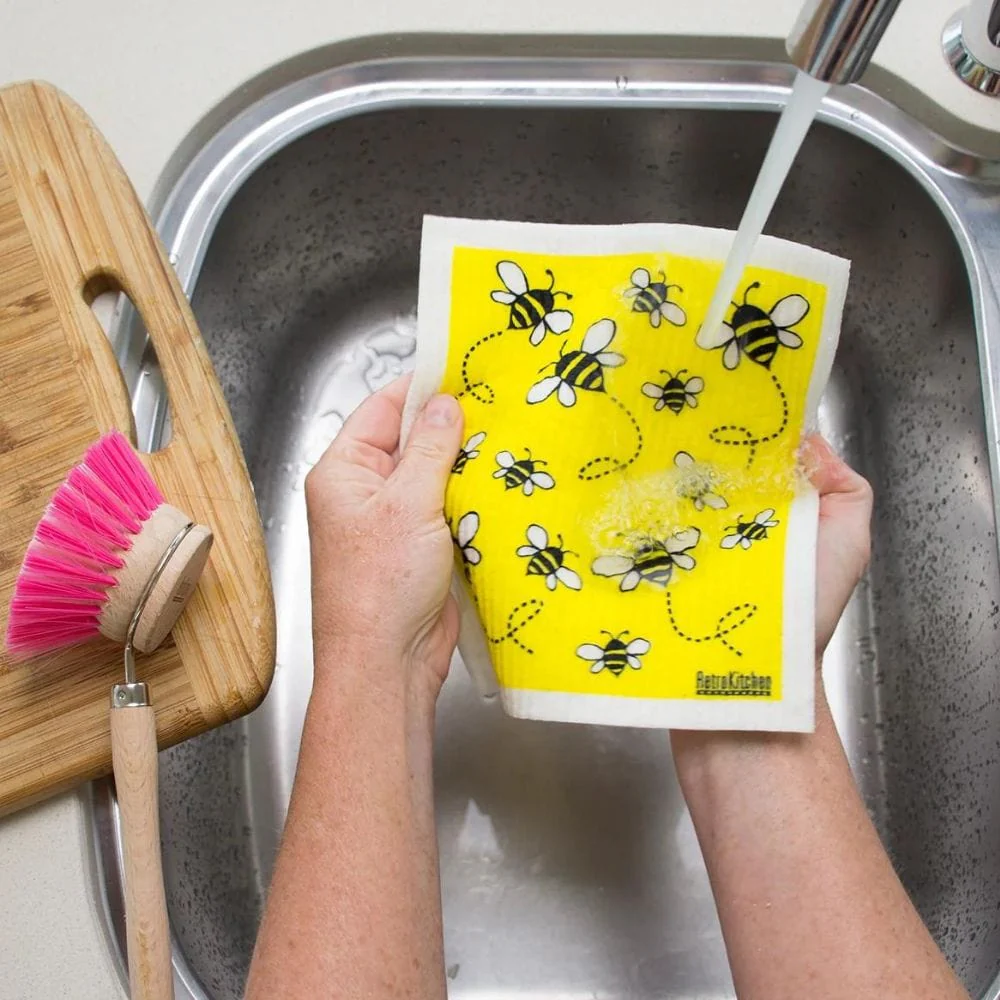 Swedish Dish Sponge Cloth - Bees - Image 3