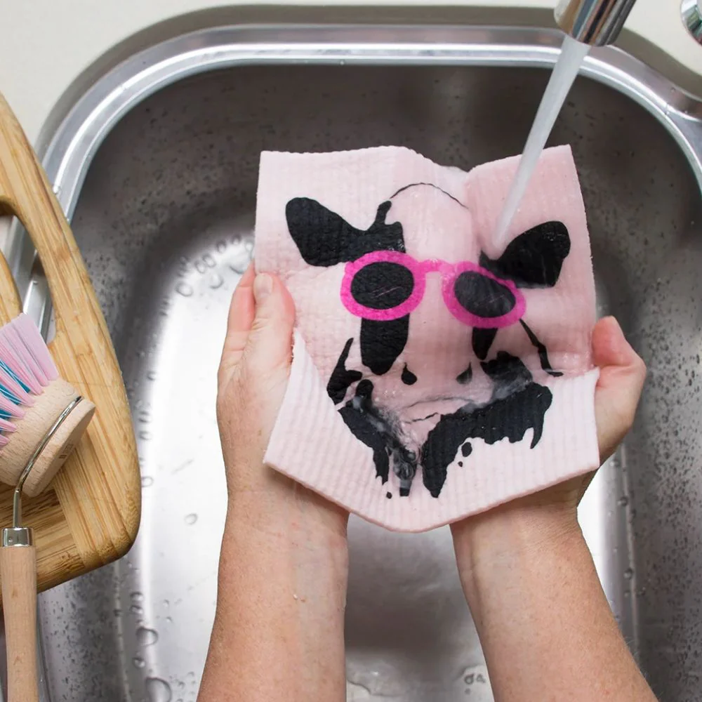 Swedish Dish Sponge Cloth - Cows - Image 2