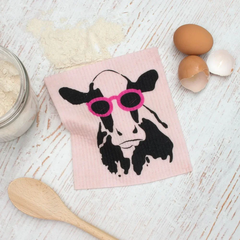 Swedish Dish Sponge Cloth - Cows - Image 3