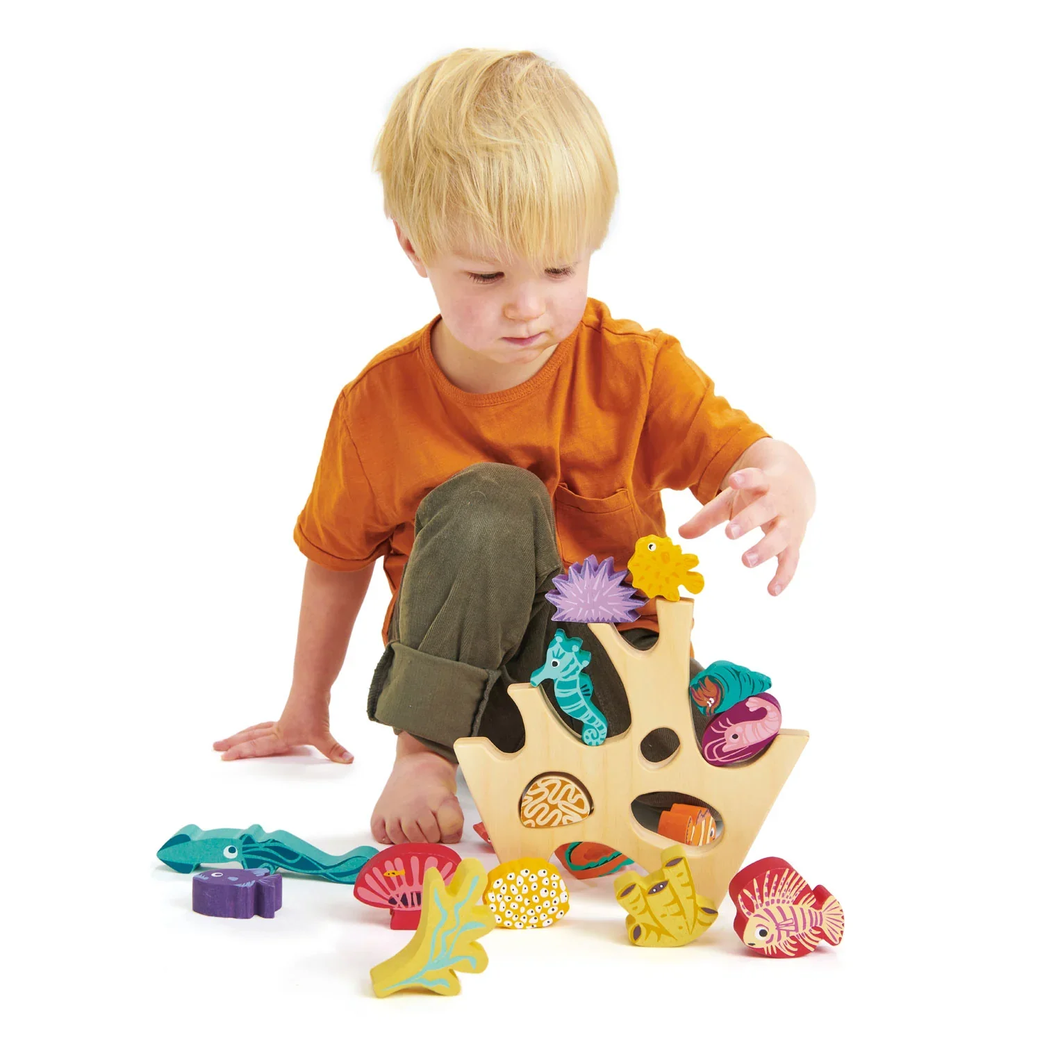 Tender Leaf Toys Stacking Coral Reef - Image 3