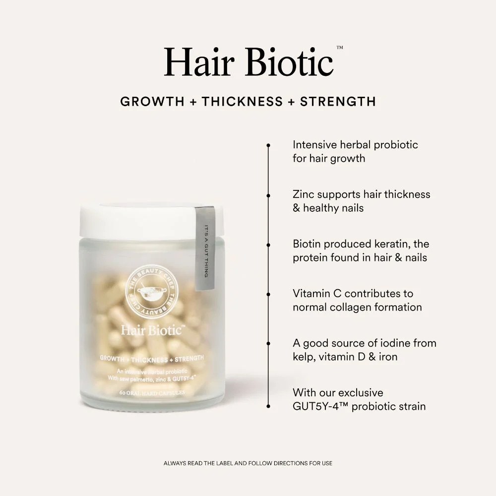 The Beauty Chef Hair Biotic 60 Capsules - Growth + Thickness + Strength - Image 2