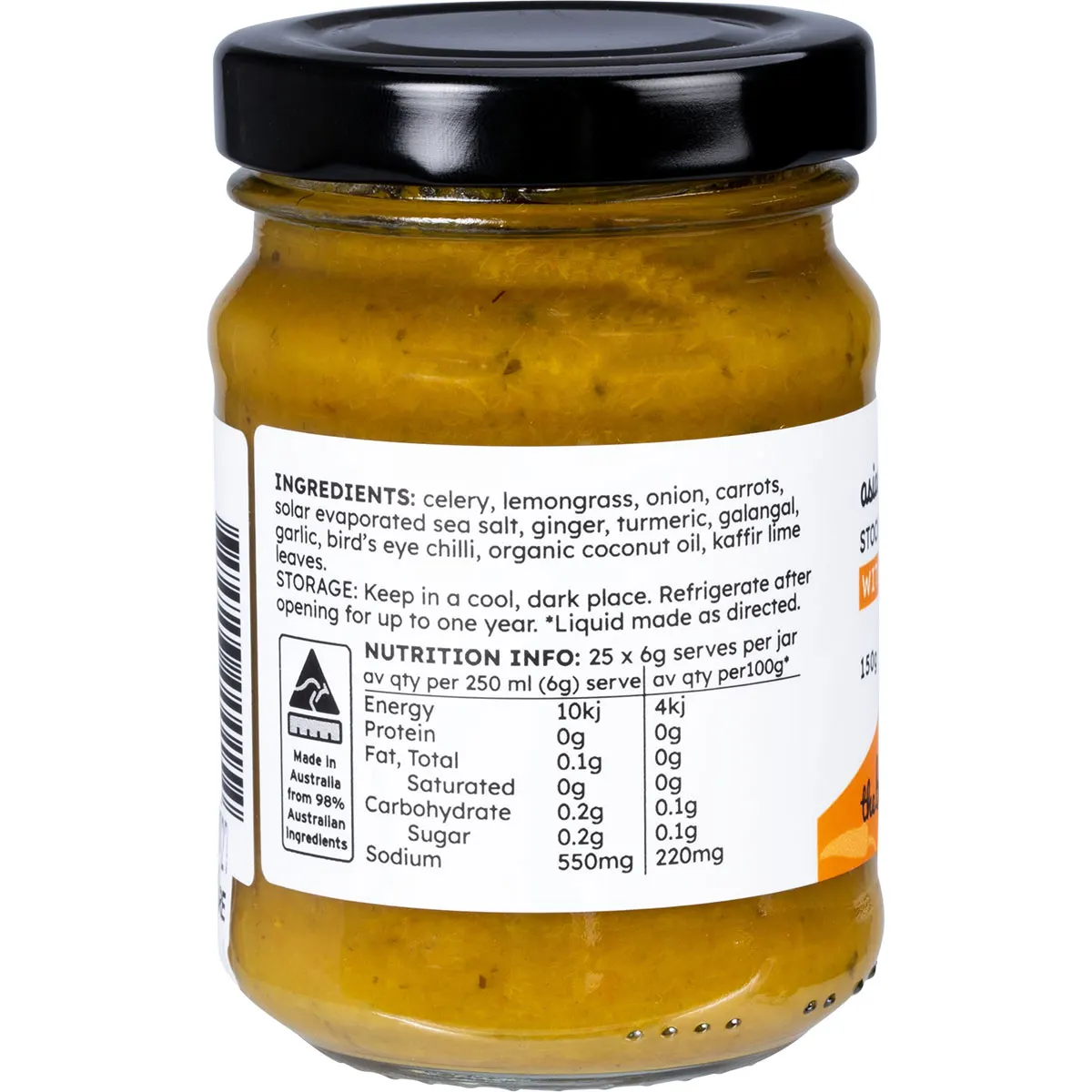 The Broth Sisters Stock Concentrate Asia Veggie with Turmeric 150g - Image 2