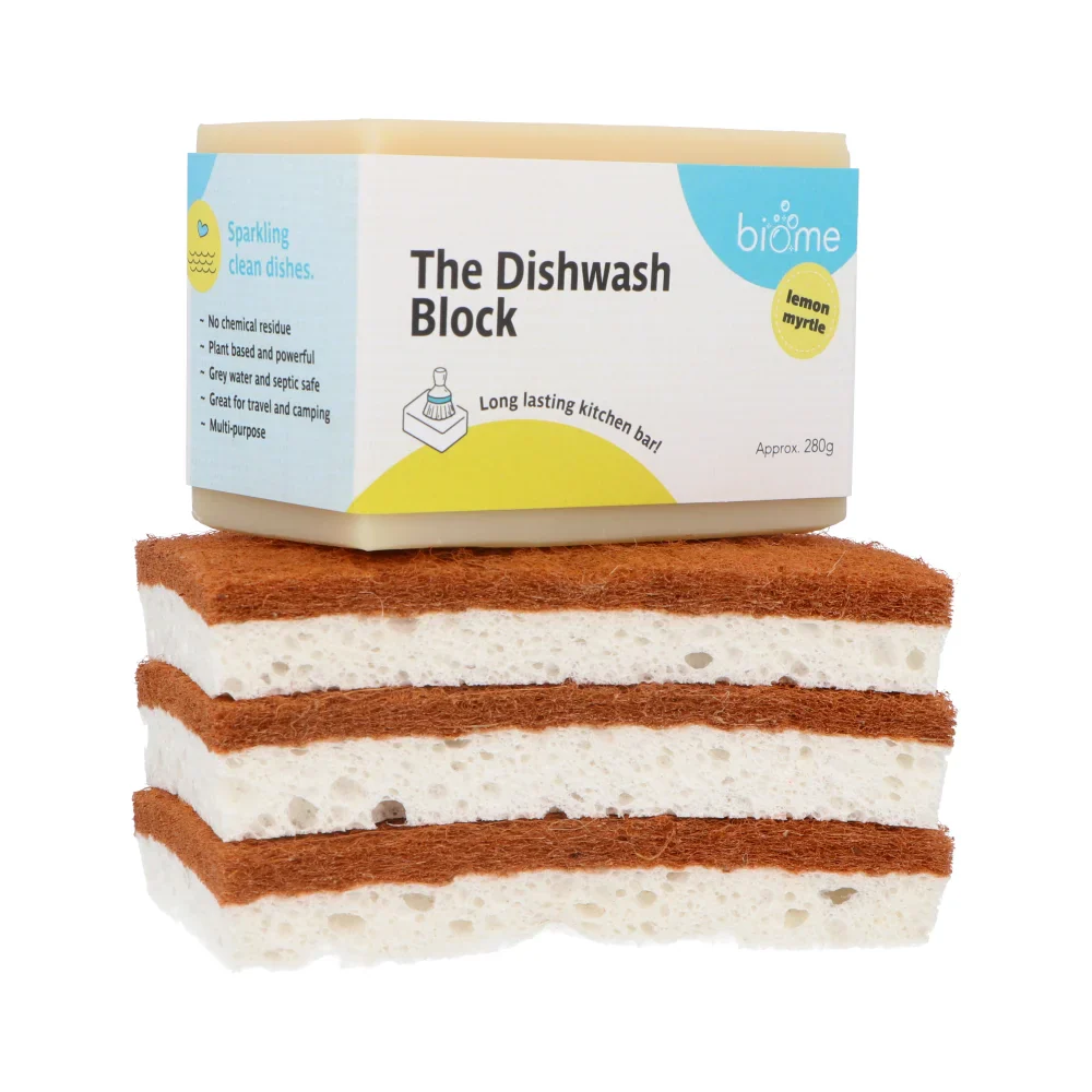 The Dishwash Block & Cellulose Sponge Bundle