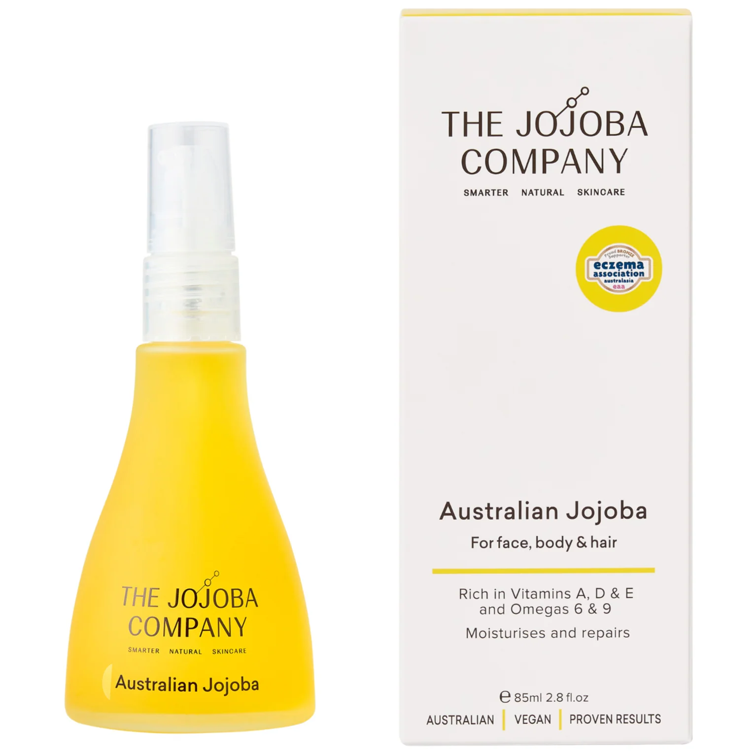 The Jojoba Company Australian Jojoba Oil in Glass 85ml