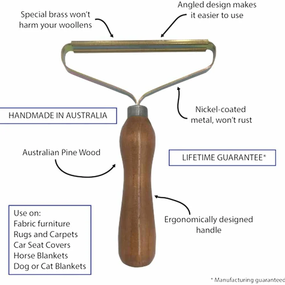The Original Super EEZY Fabric Comb Wooden Handle - Image 3