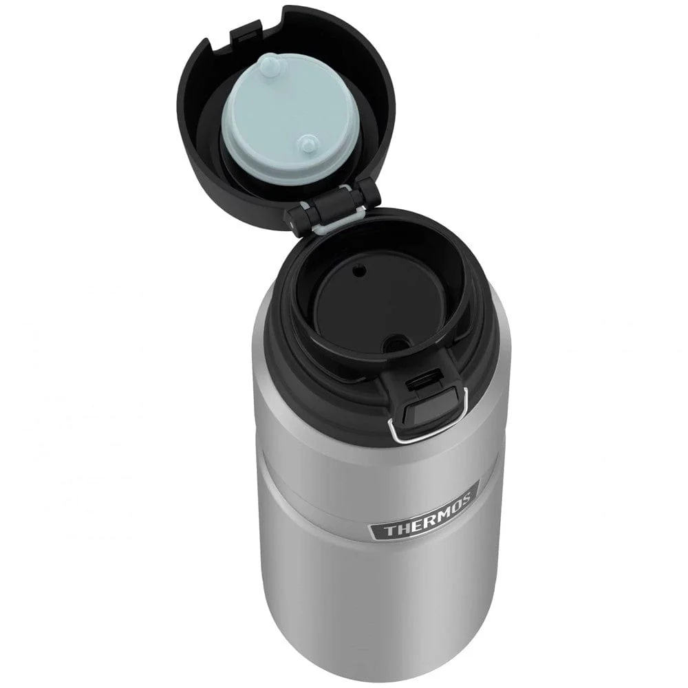 Thermos King Vacuum Insulated Bottle with Flip Lid 710ml - Matte Steel - Image 4