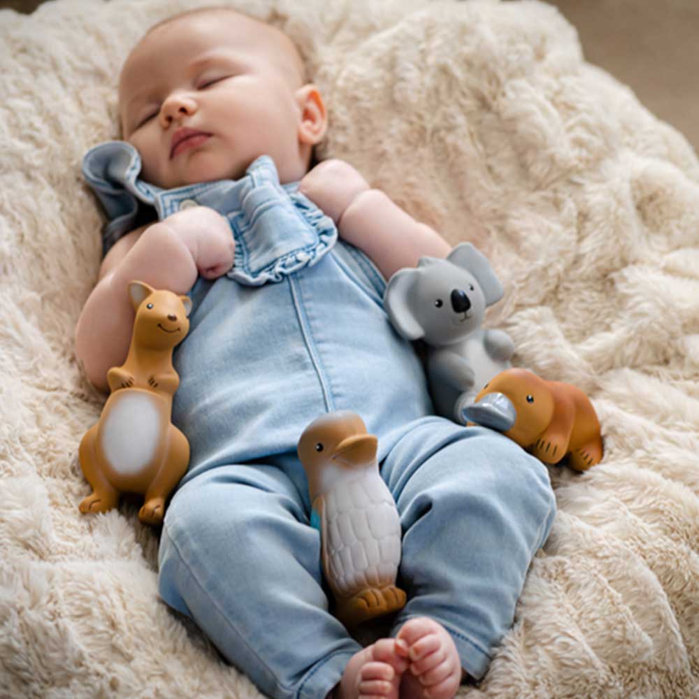 Tikiri My 1st Australian Animal Natural Rubber Toy - Koala - Image 4