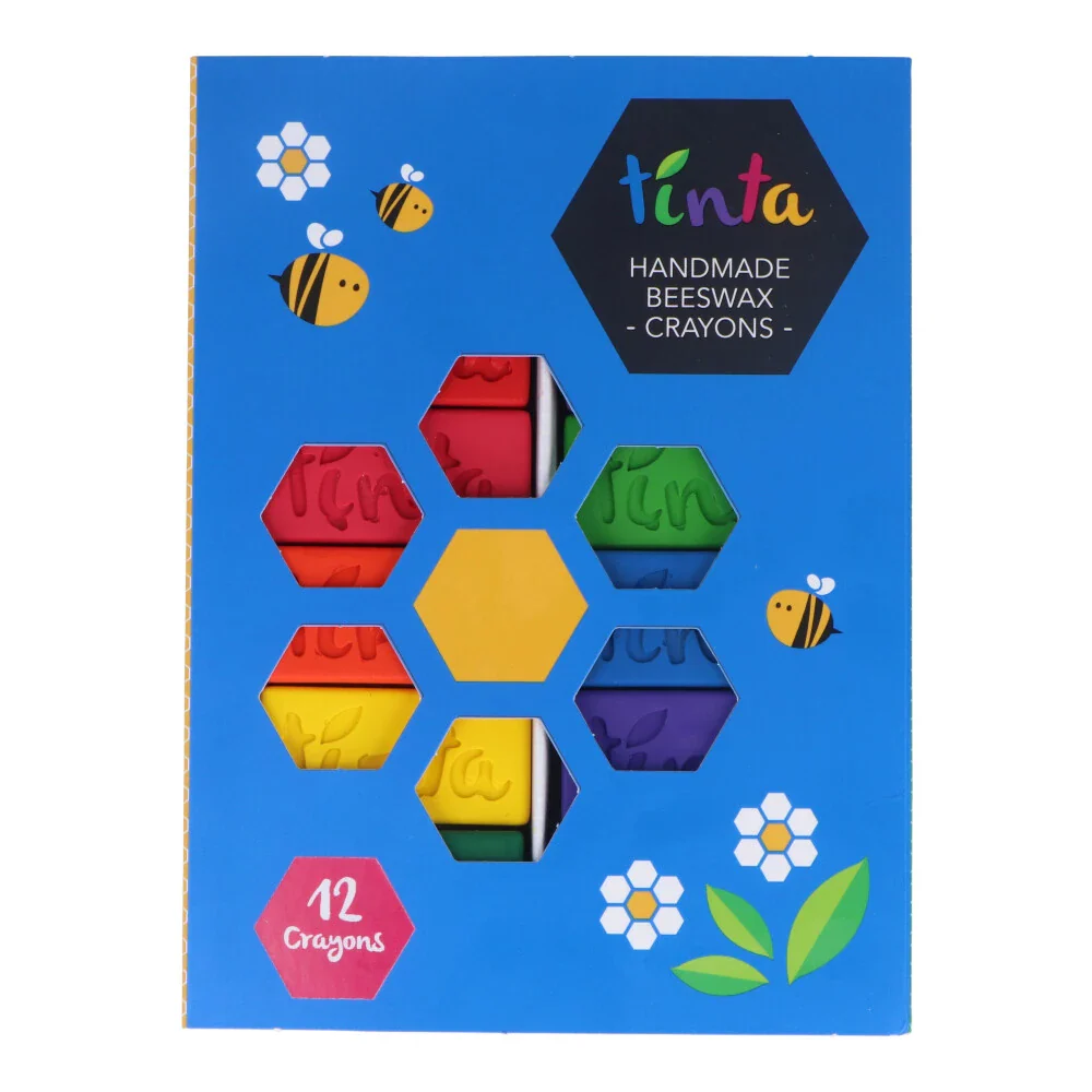 Tinta Crayons Block Beeswax Crayons 12 pack - Image 2
