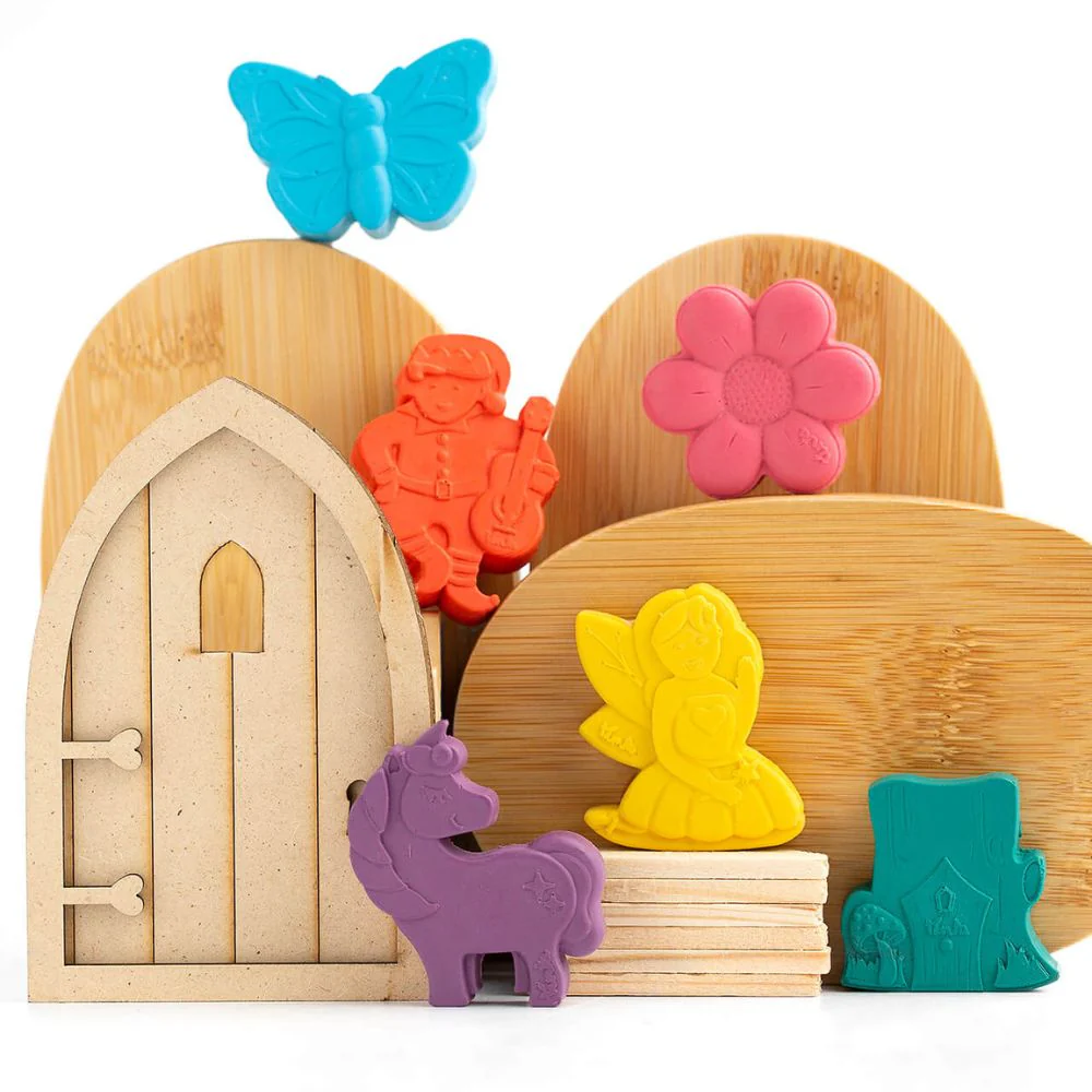 Tinta Crayons Enchanted Forest Beeswax Crayons 6 pack - Image 2