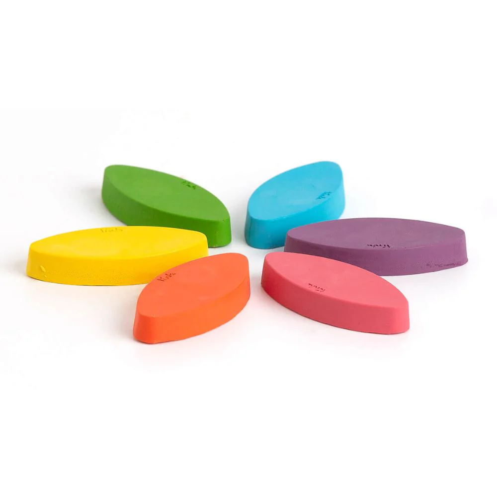 Tinta Crayons Large Petals Pop Beeswax Crayons 6 pack - Image 3