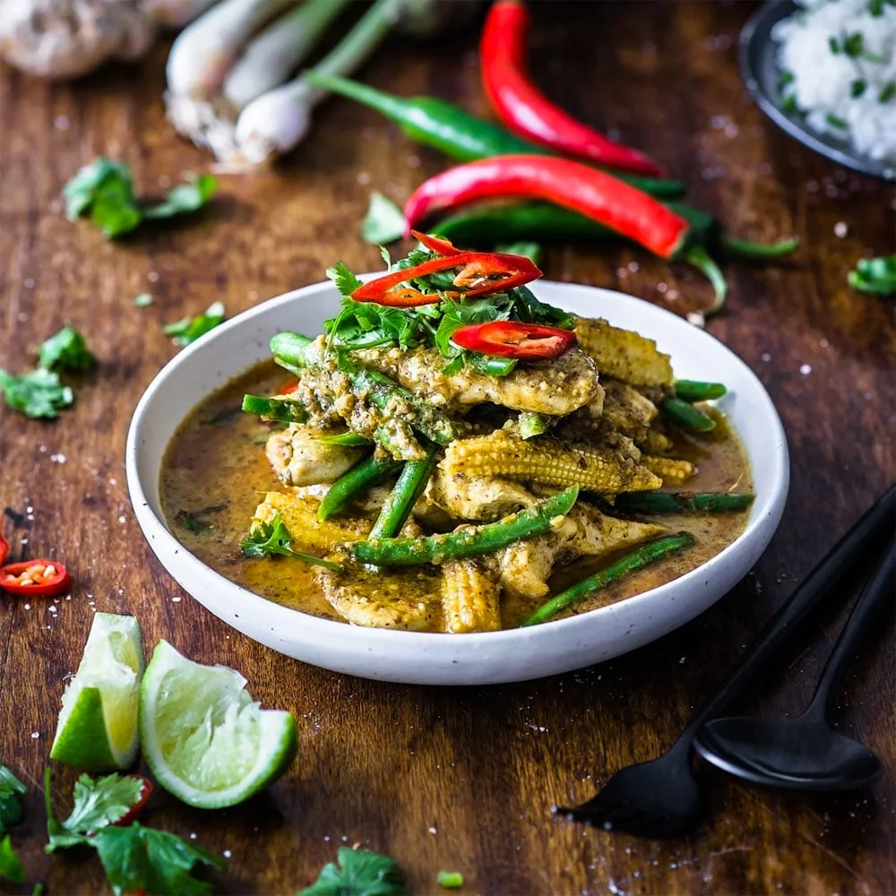 Turban Chopsticks Curry Paste Thai Green Curry 240g - Image 2