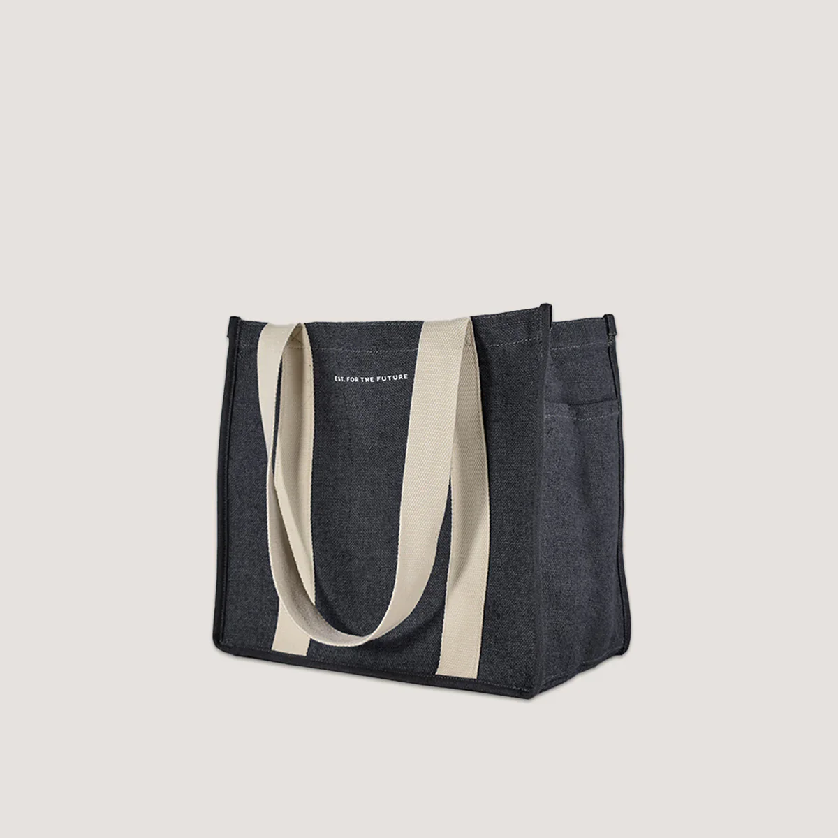 Turn the Tide Medium Jute Shopping Bag - Image 3