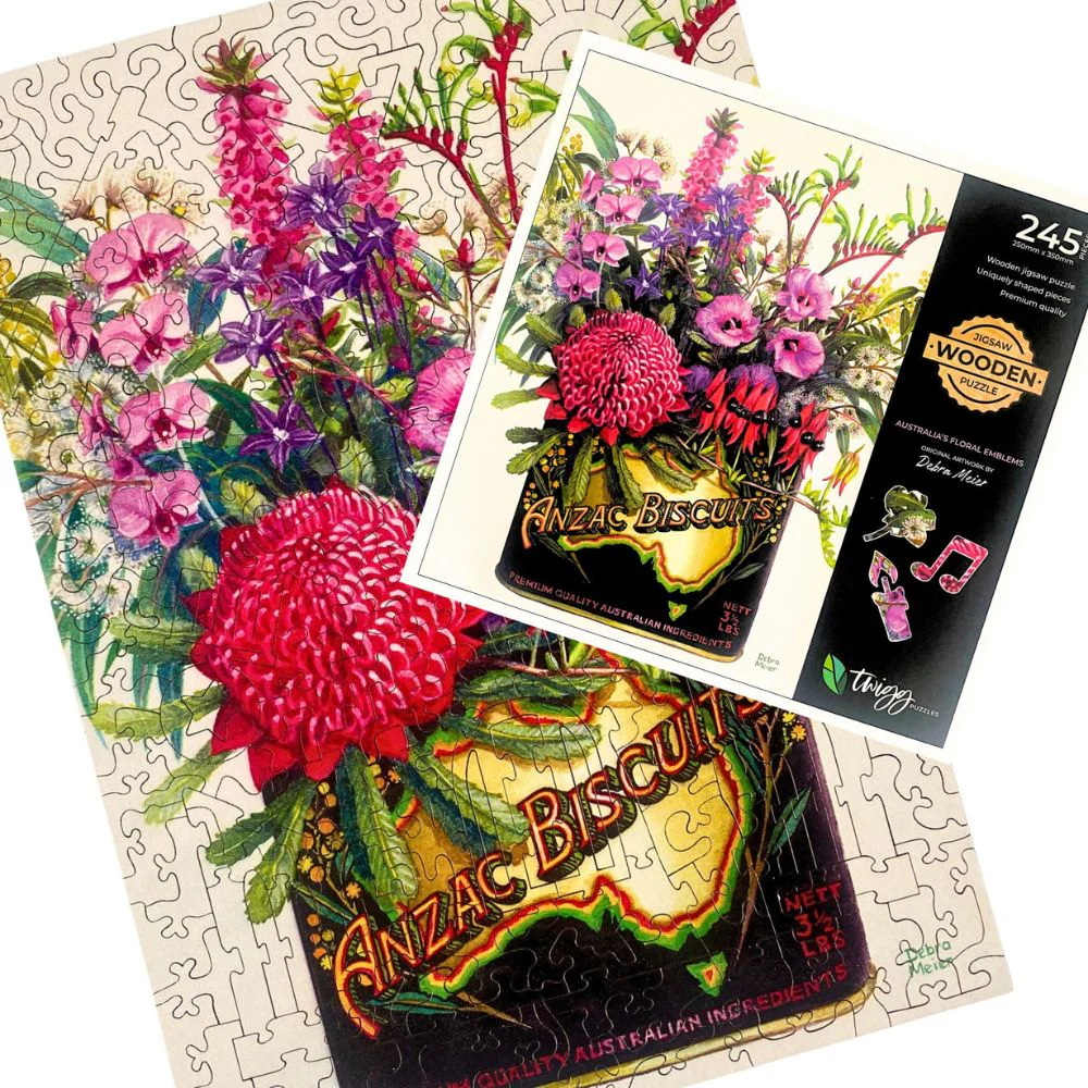 Twigg Puzzle Wooden Jigsaw Puzzle 245 Piece - Anzac Biscuits - Image 7