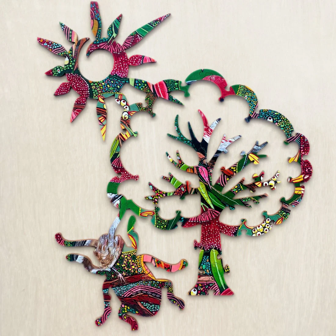 Twigg Puzzle Wooden Jigsaw Puzzle 278 Pieces - Powderpuff Lilly Pilly - Image 2