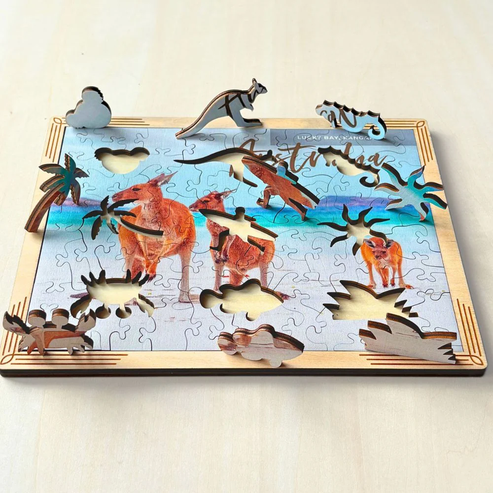 Twigg Puzzle Wooden Framed Postcard Puzzles - Image 2