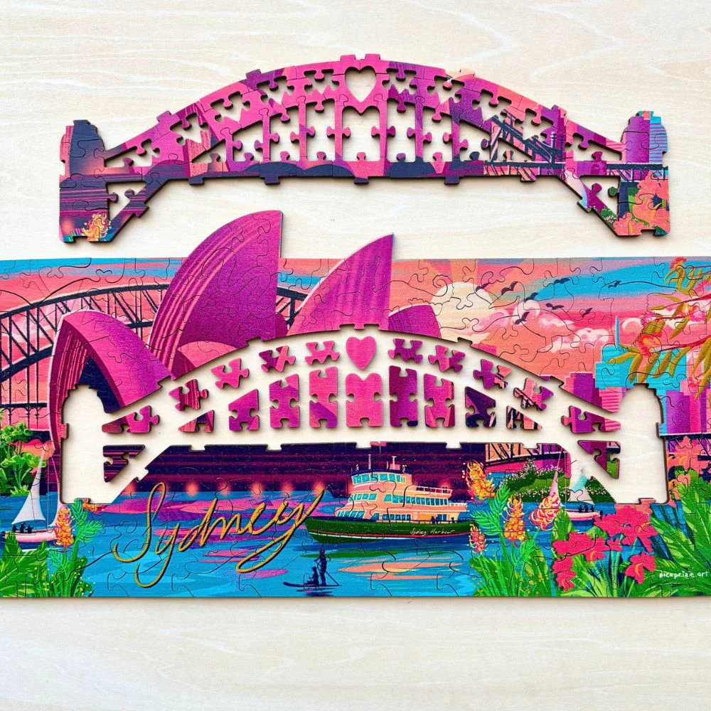 Twigg Puzzle Wooden Jigsaw 230 Pieces - Stunning Sydney - Image 2