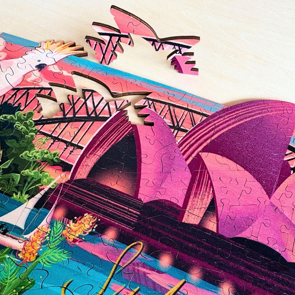Twigg Puzzle Wooden Jigsaw 230 Pieces - Stunning Sydney - Image 4