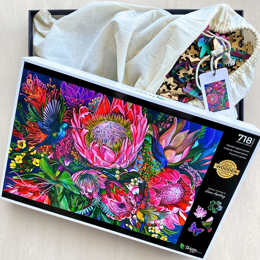 Twigg Puzzle Wooden Jigsaw Puzzle 718 Pieces - Nectar - Image 3