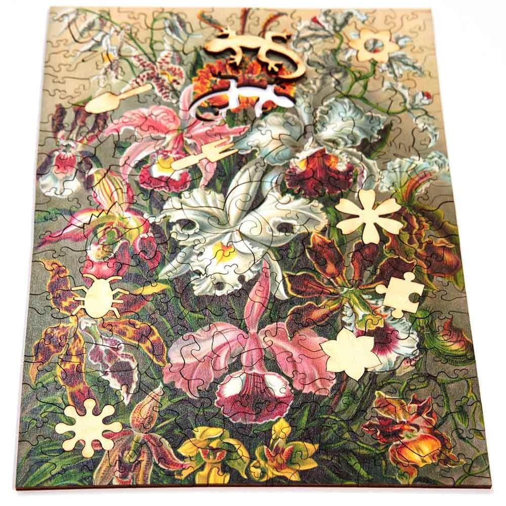 Twigg Puzzle Wooden Jigsaw Puzzle 200 Pieces - Orchids - Image 4